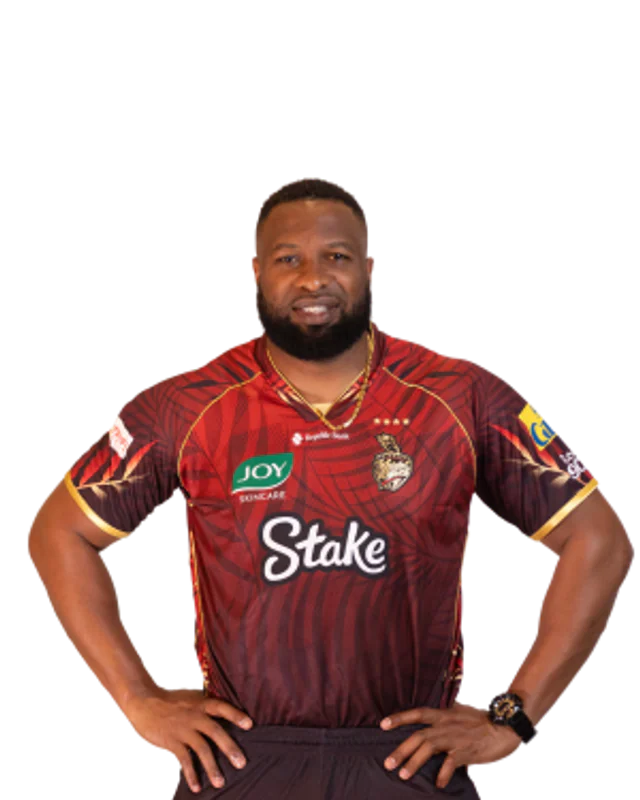 Kieron Pollard Trinbago Knight Riders official CPL player photo