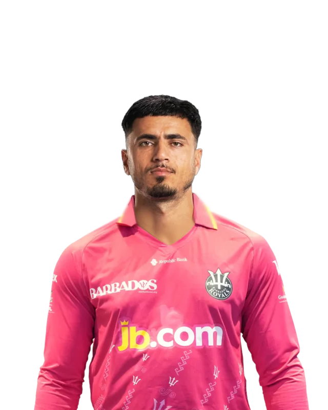 Mujeeb ur Rahman Barbados Tridents official CPL player photo