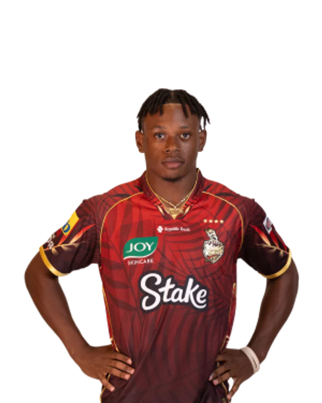 Nathan Edward Trinbago Knight Riders official CPL player photo