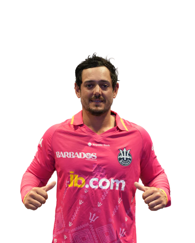 Quinton de Kock Barbados Tridents official CPL player photo