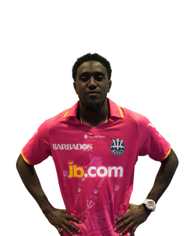 Rivaldo Clarke Barbados Tridents official CPL player photo