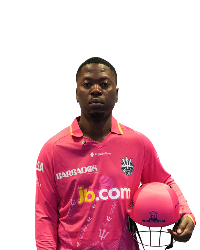 Sherfane Rutherford Barbados Tridents official CPL player photo