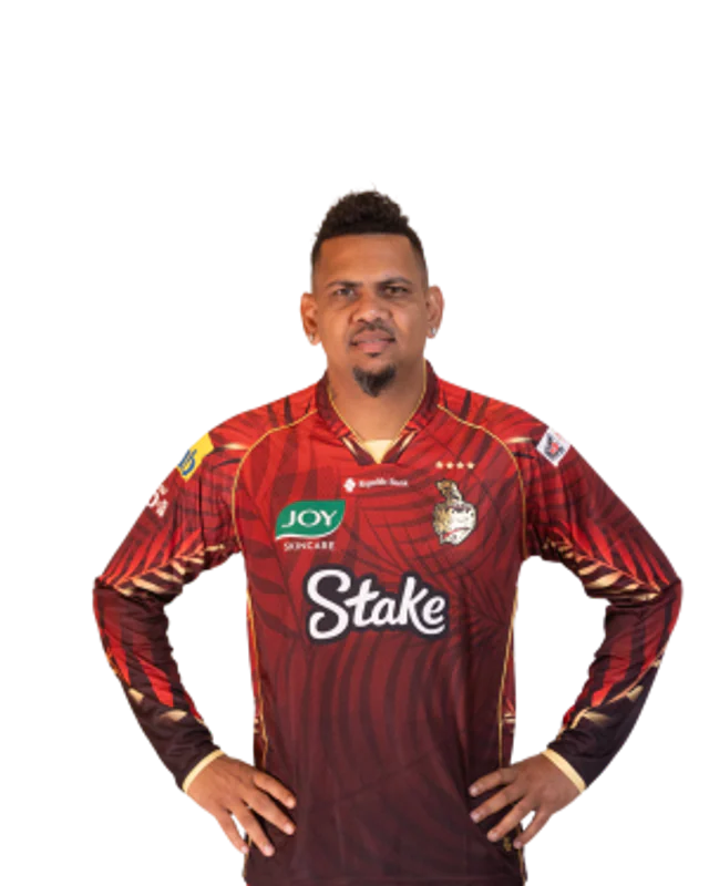 Sunil Narine Trinbago Knight Riders official CPL player photo