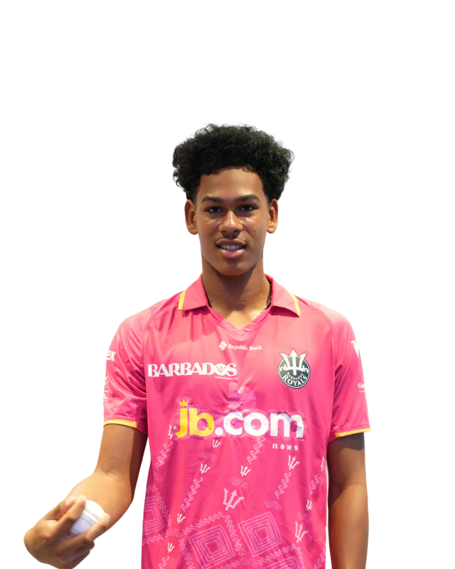 Zishan Motara Barbados Tridents official CPL player photo